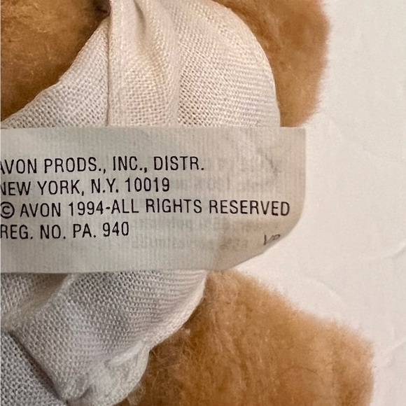 1994 Avon Gift Collection Pastime Pals Teddy Bear I Love Gardening - Picture 5 of 6